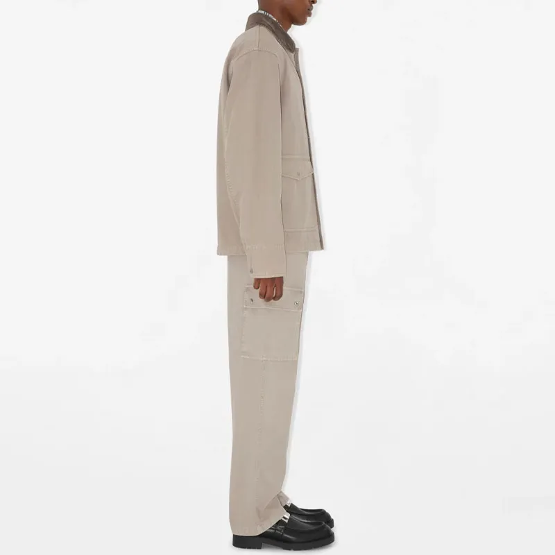 Burberry Gabardine Cargo Trousers-3