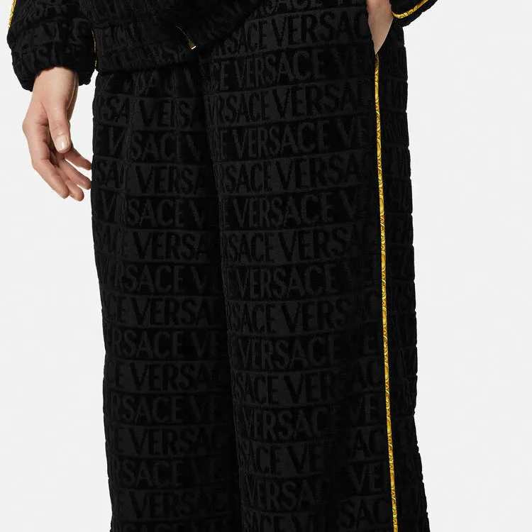 VERSACE Elasticated Drawstring Waistband Pants-5