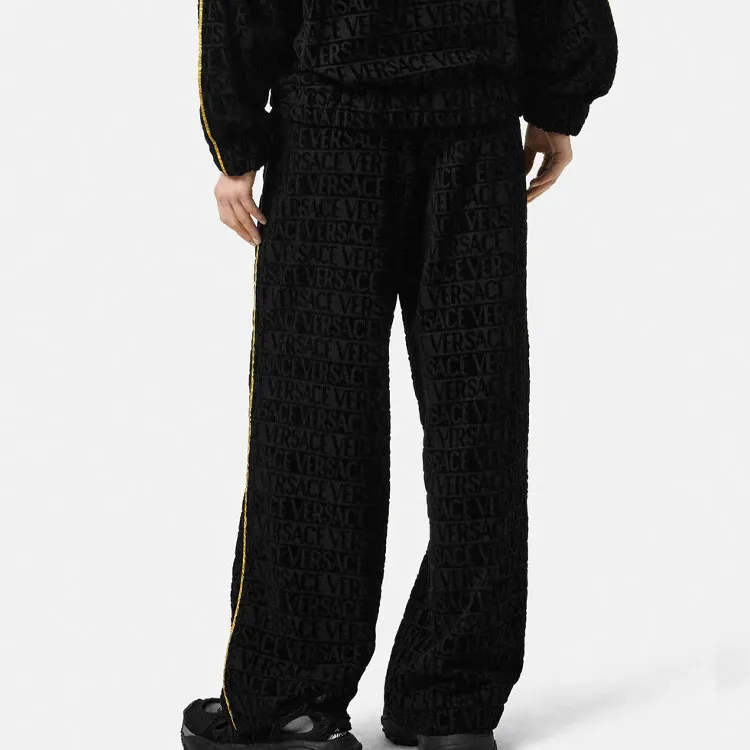 VERSACE Elasticated Drawstring Waistband Pants-4