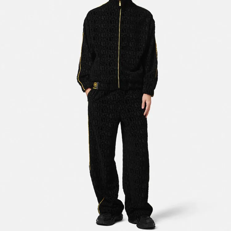 VERSACE Elasticated Drawstring Waistband Pants-1