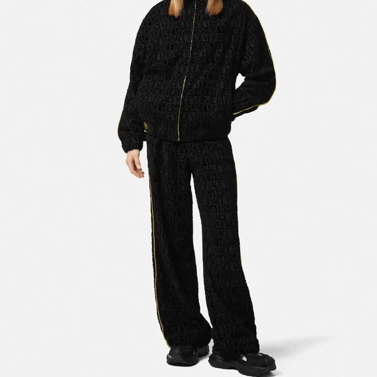 VERSACE Elasticated Drawstring Waistband Pants-3
