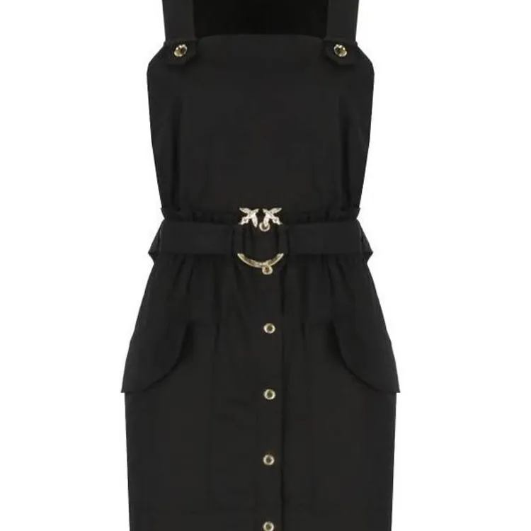 PINKO Sleeveless Dress Women's Black-4
