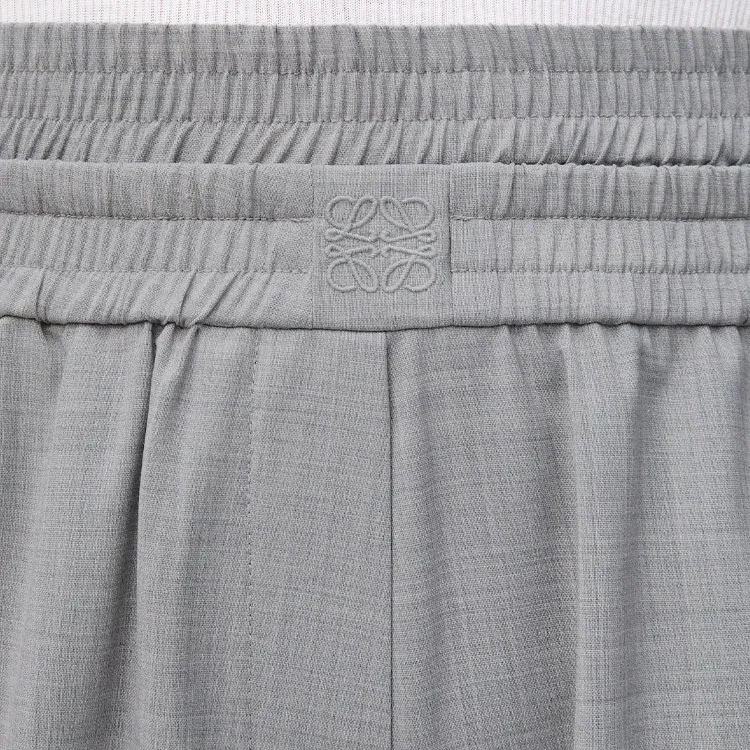 LOEWE SS25 Casual Pants Women's Light Gray-4