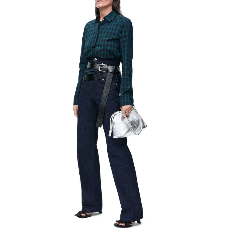 LOEWE SS25 Jeans Women's Indigo-1