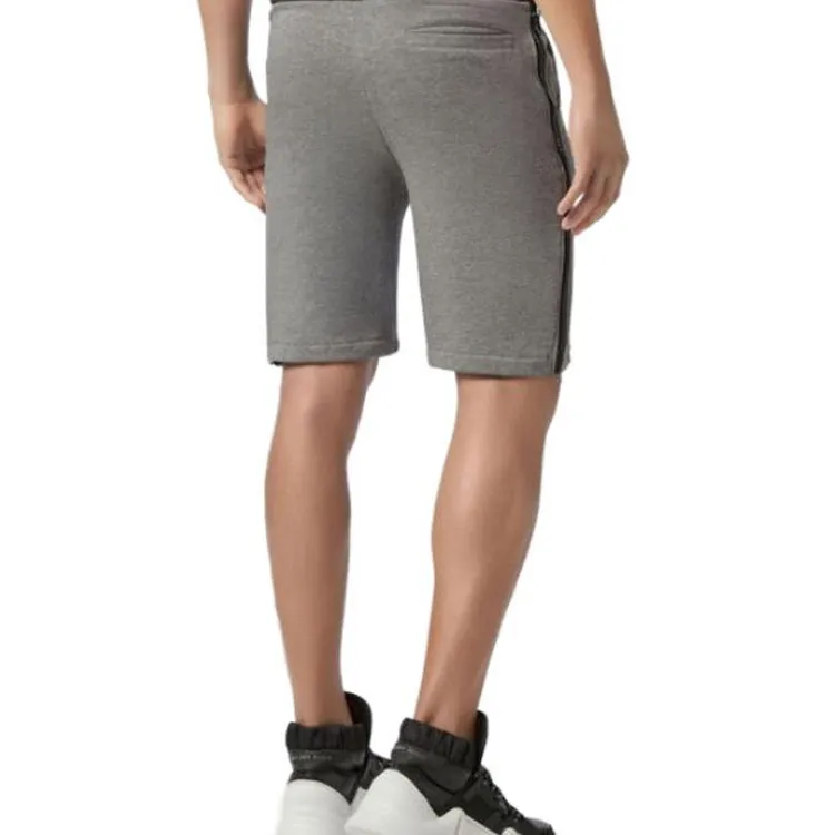 PHILIPP PLEIN Casual Shorts Men Gray-4