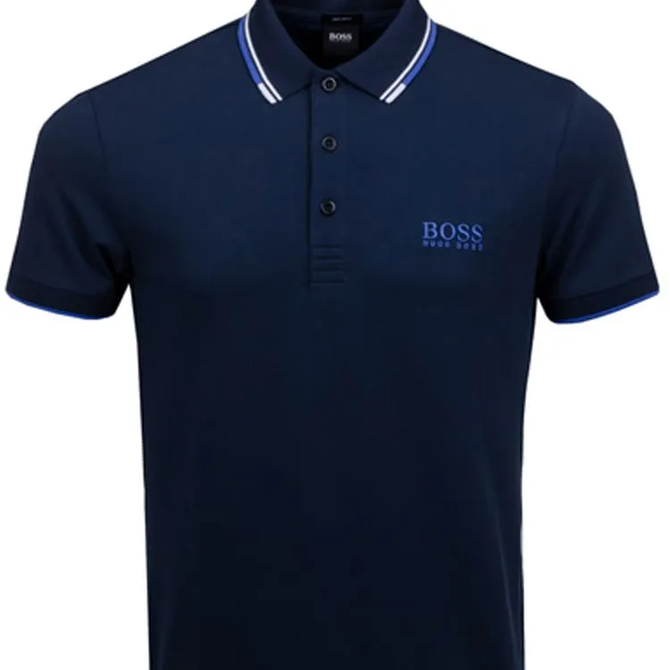 HUGO BOSS Polo Shirts Men Navy-2