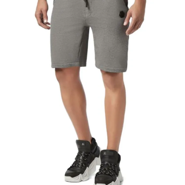 PHILIPP PLEIN Casual Shorts Men Gray-3