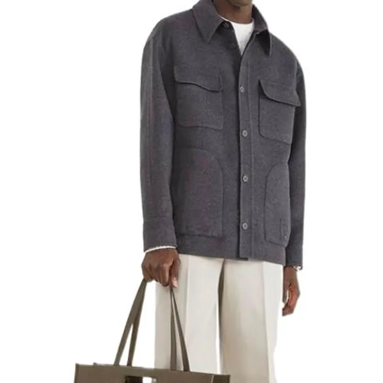 FENDI SS22 Jackets Coats Men's Gray-2