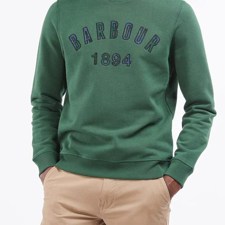 BARBOUR Sweatshirts Men Green-4