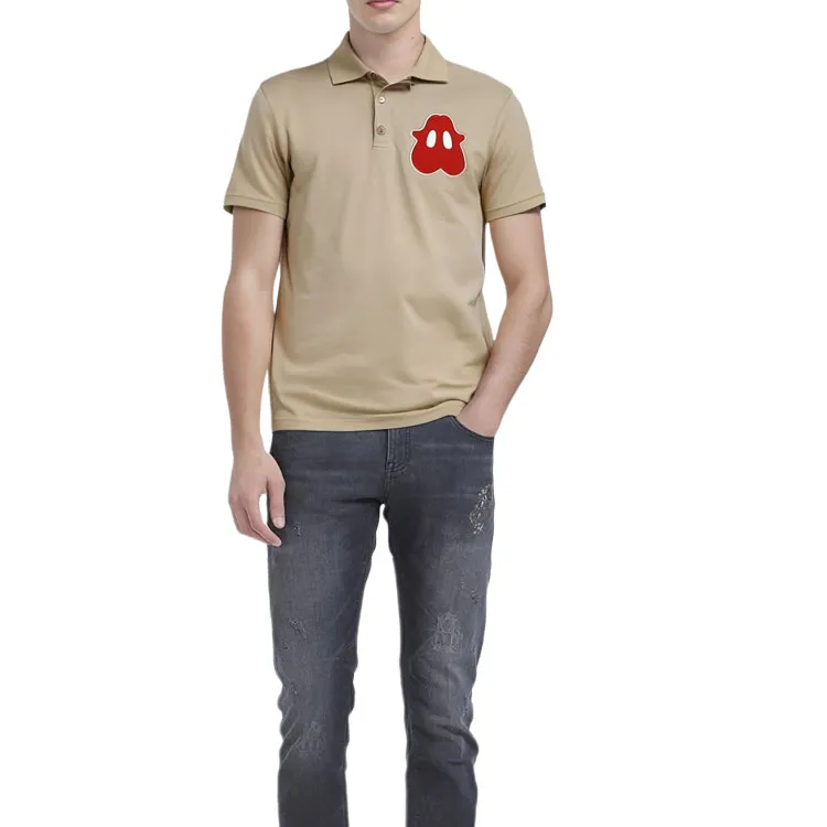 Burberry T Shirts Men Brown-5