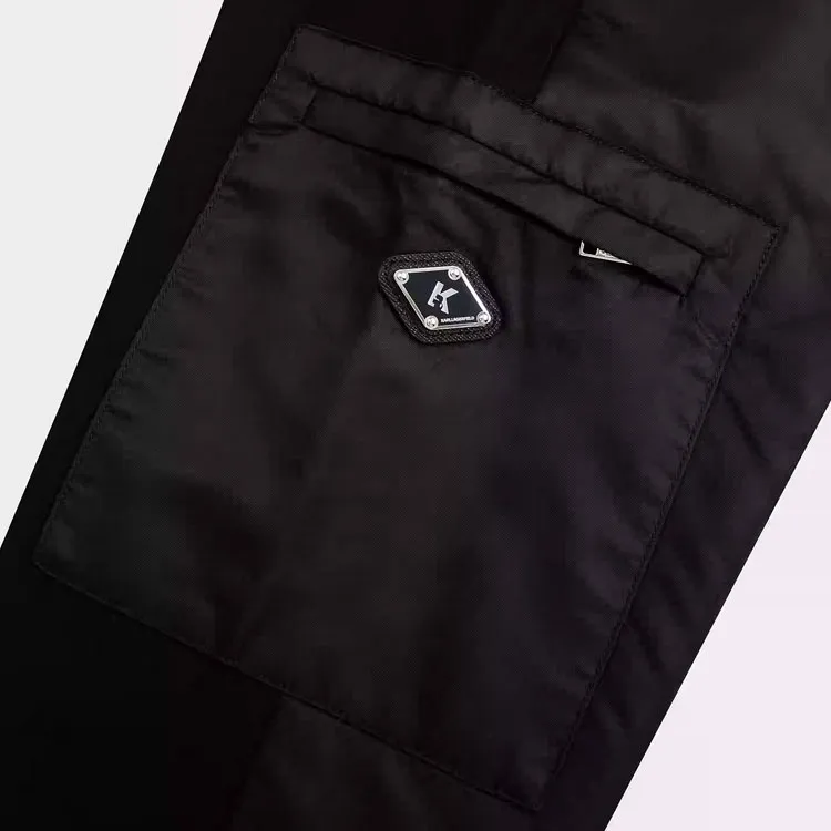 KARL LAGERFELD FW23 Casual Pants Men's Black-3