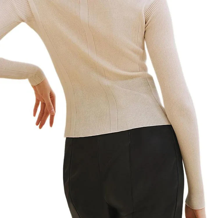 HERMES FW24 Knitwear Women's Gray White-4