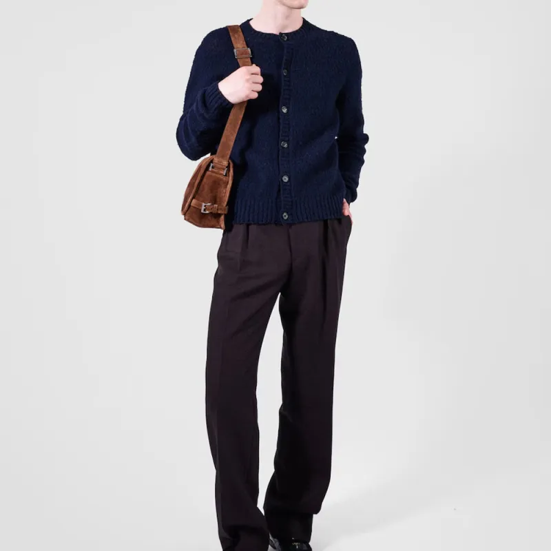 PRADA Shetland Crewneck Cardigan-1