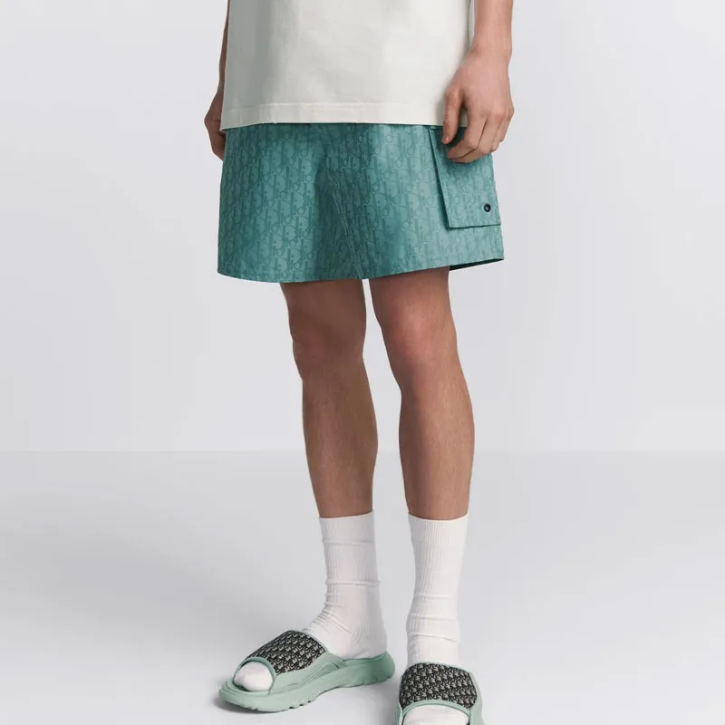 DIOR SS22 Casual Shorts Men's Green-2