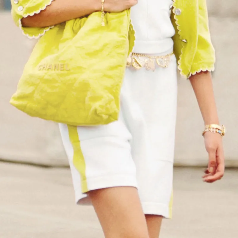 CHANEL Casual Shorts Women's White-1