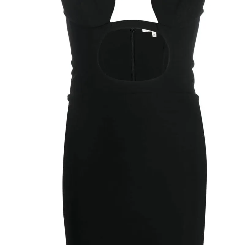 Nensi Dojaka Cut out Jersey Minidress-3