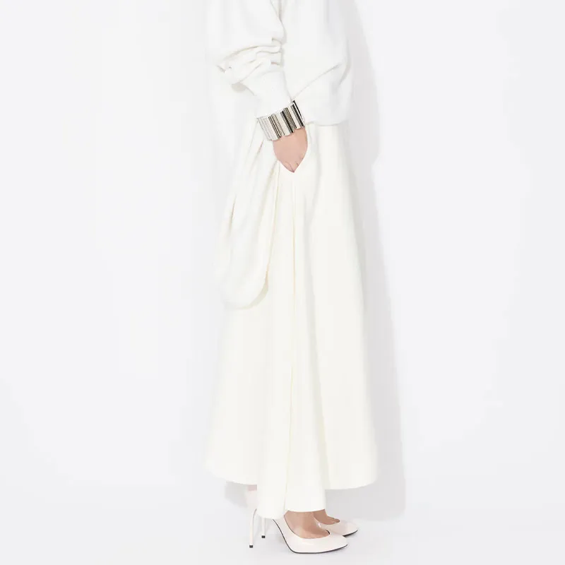 Alaia Fluid Asymmetric Skirt-3