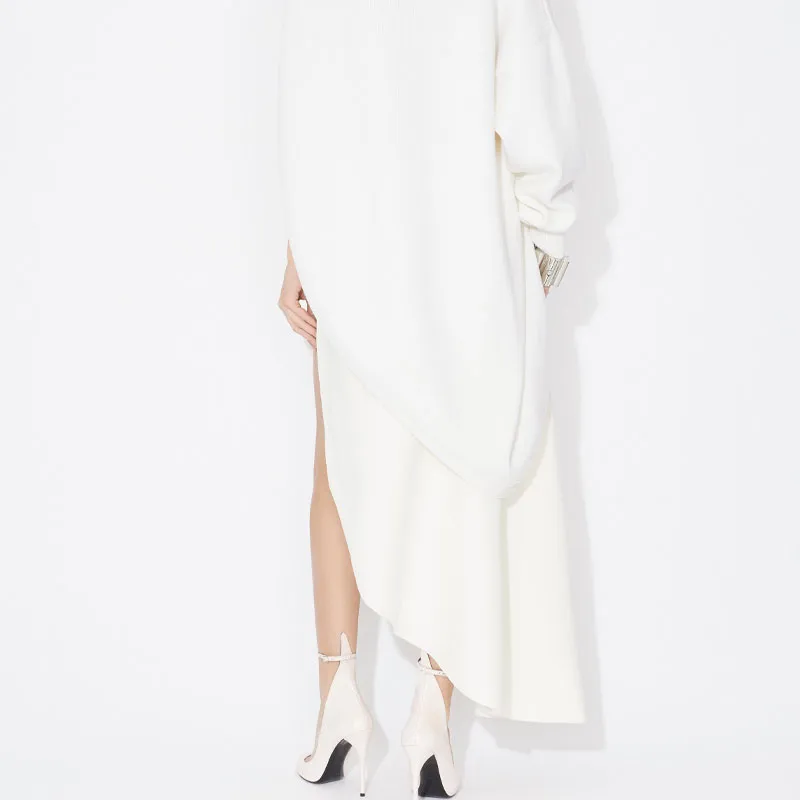 Alaia Fluid Asymmetric Skirt-2