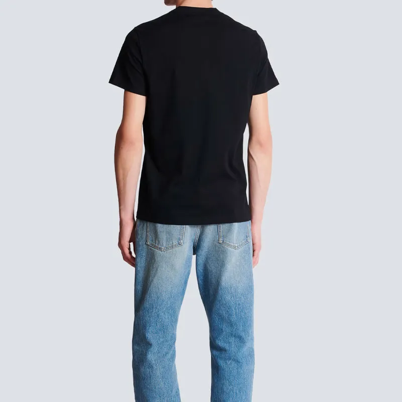 BALMAIN Logo Detailed Crewneck T Shirt-2