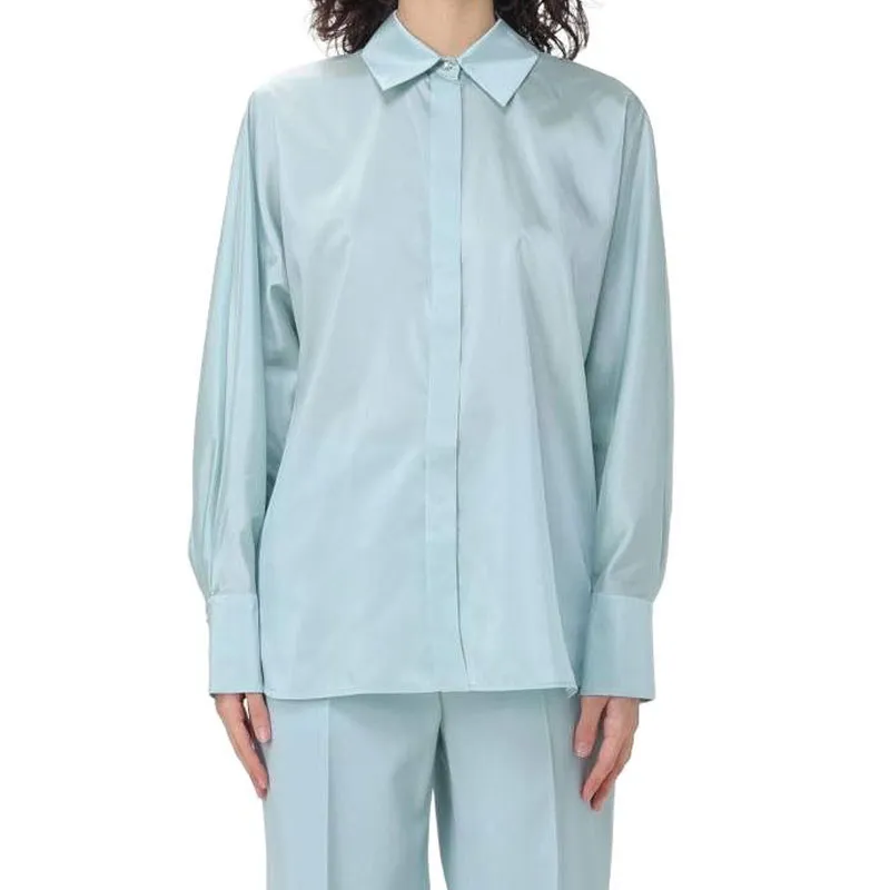 MaxMara Studio Clan Buttoned Long Sleeved Top-1