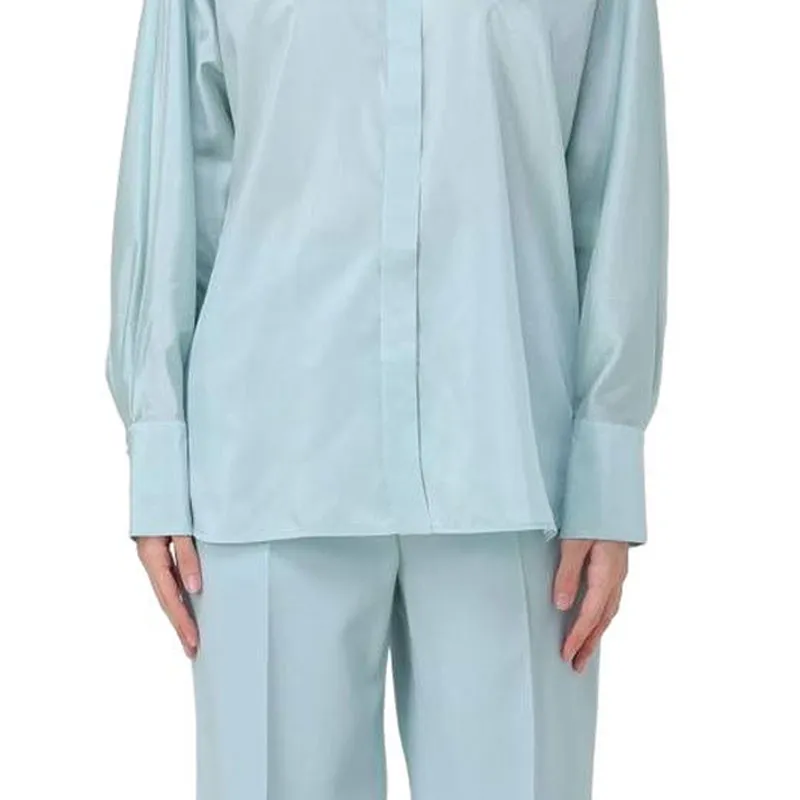 MaxMara Studio Clan Buttoned Long Sleeved Top-3