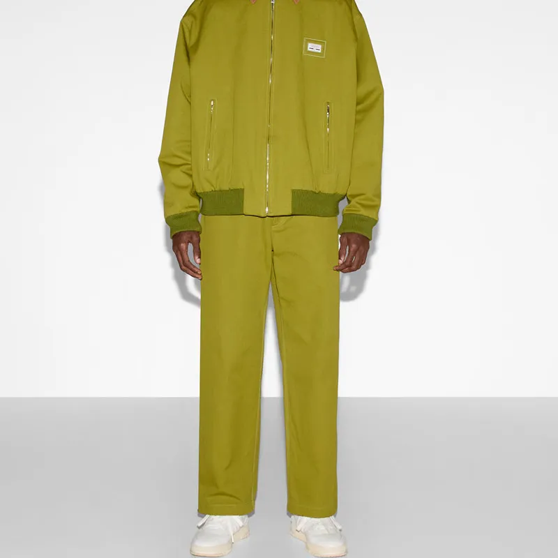 GUCCI Casual Pants Men's Olive Green-4