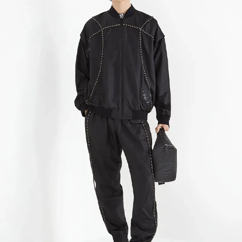 FENDI Removable-sleeves Bomber Jacket-4