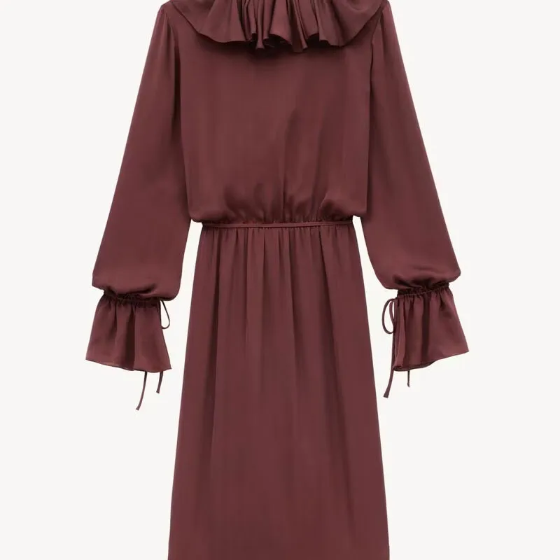 SAINT LAURENT Silk Dress-4