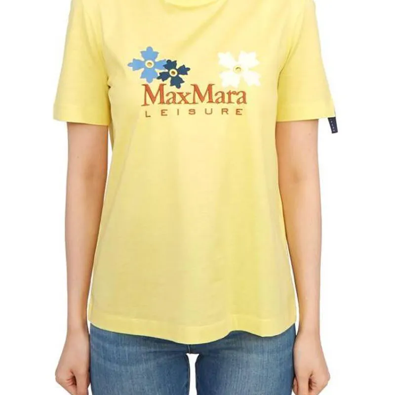 MaxMara T-Shirts Women's Yellow-3