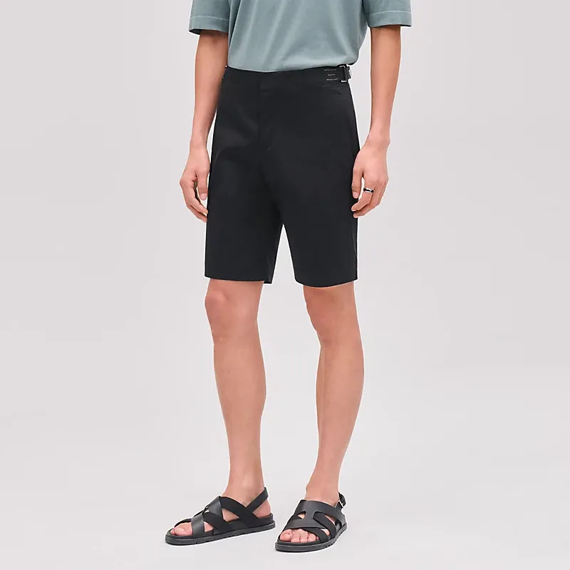 HERMES Casual Shorts Men's Black-0