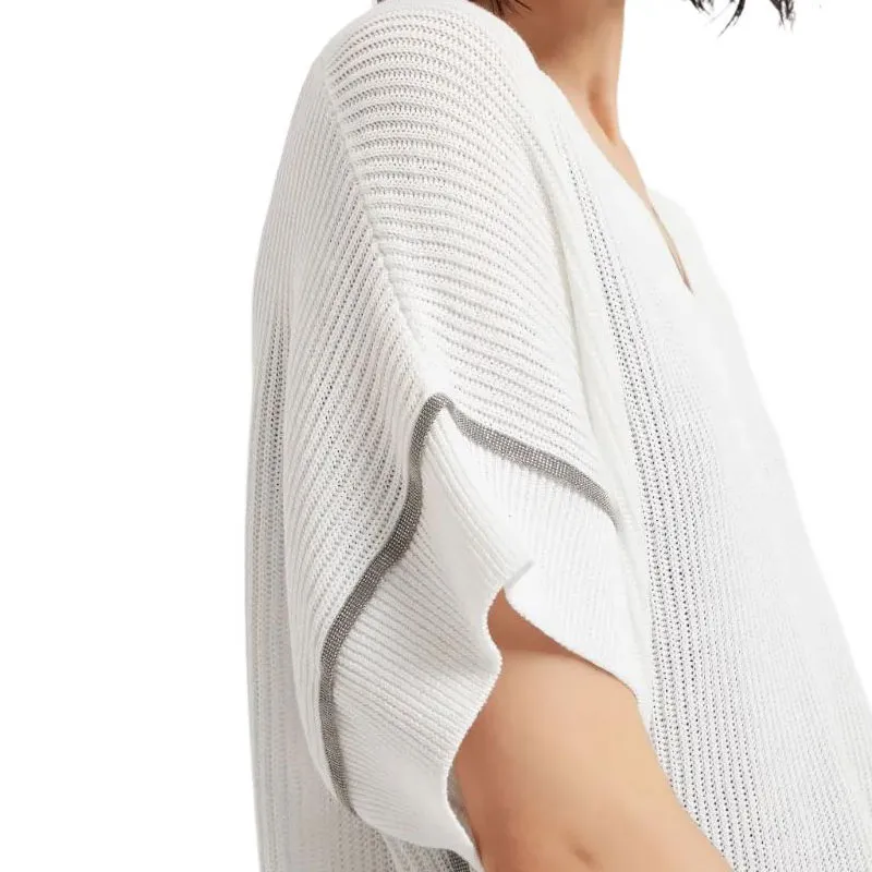 Brunello Cucinelli English Rib Knit T Shirt-5
