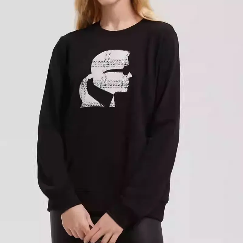 KARL LAGERFELD SS22 Sweatshirt Women's Black-1