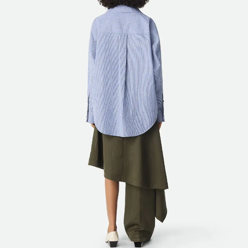 Bottega Veneta SS25 Shirt Women's Blue-2