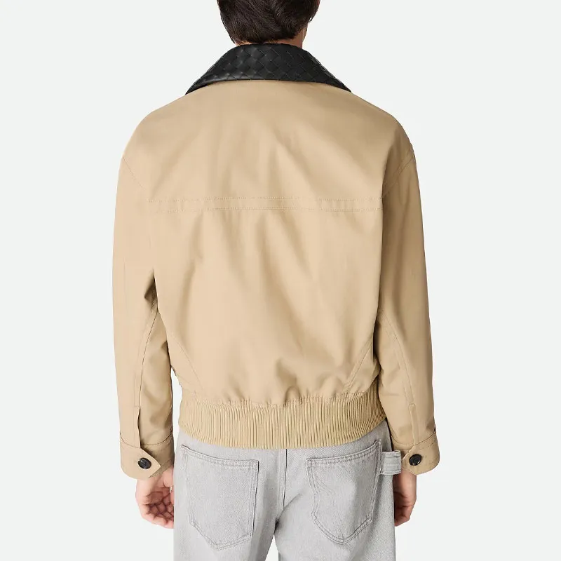 Bottega Veneta SS25 Jackets Coats Men's Beige-1