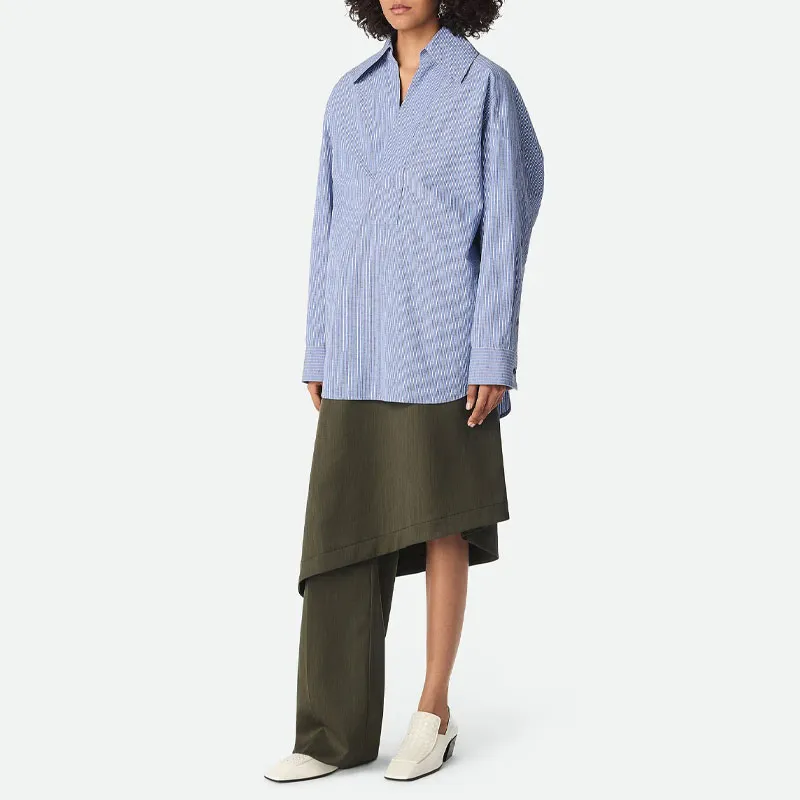 Bottega Veneta SS25 Shirt Women's Blue-3