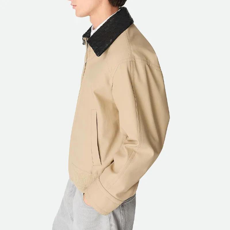 Bottega Veneta SS25 Jackets Coats Men's Beige-2