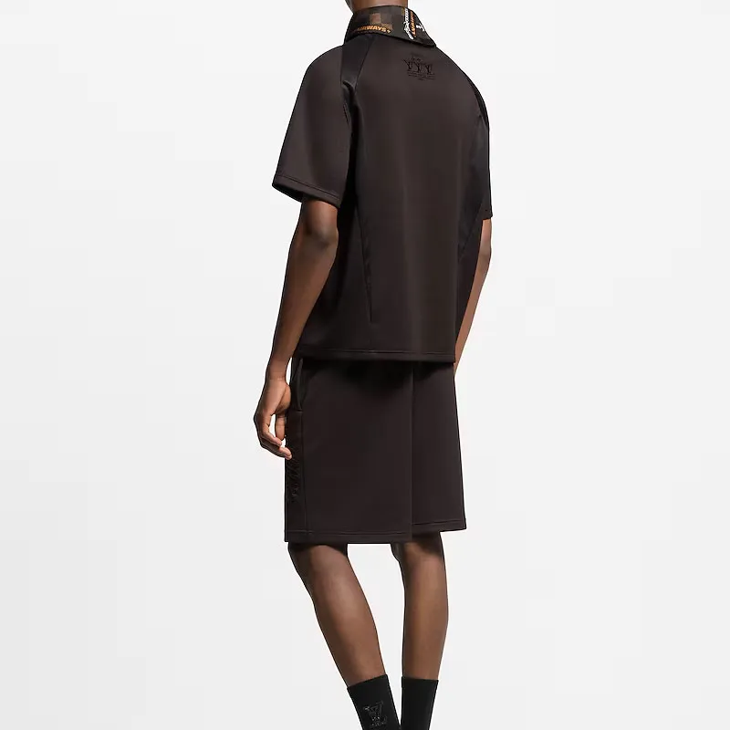 Lv Embellished Jersey T Shirt-1