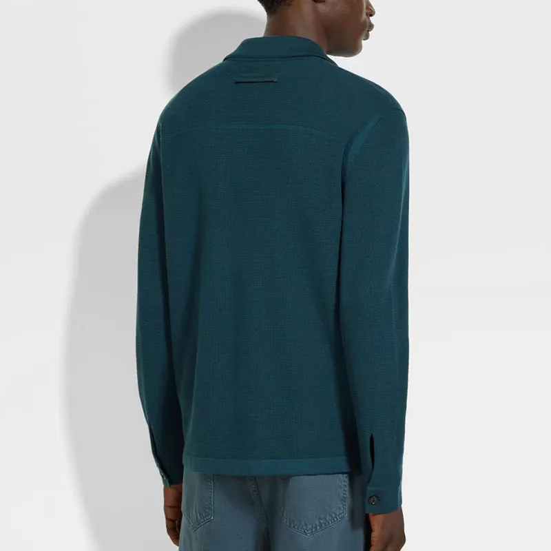 Ermenegildo Zegna Long Sleeved Knitted Shirt-2