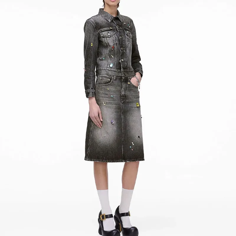 MARC JACOBS The Charm Shrunken Trucker Jacket-4