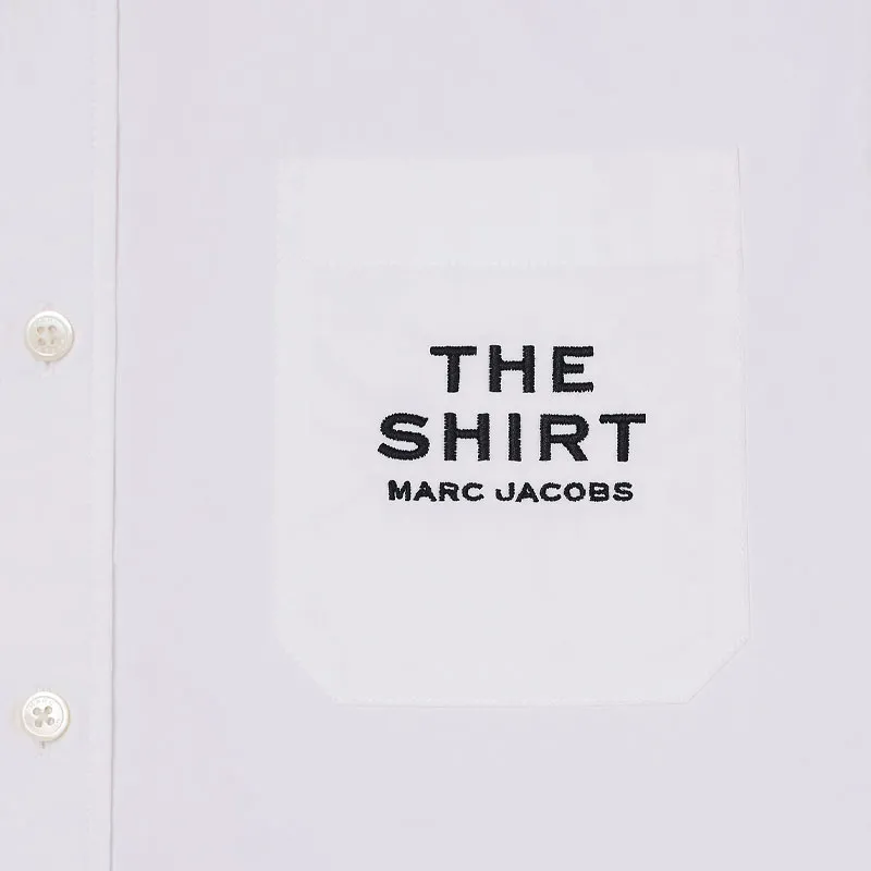 MARC JACOBS Logo Embroidered Long Sleeved Shirt-5