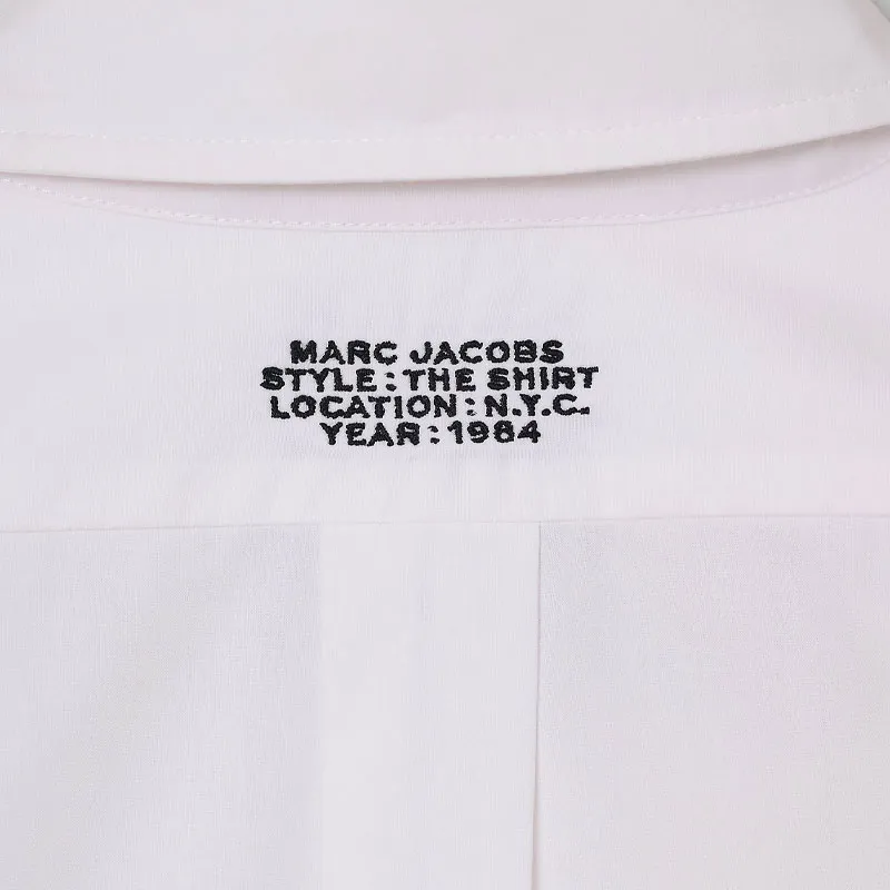 MARC JACOBS Logo Embroidered Long Sleeved Shirt-6