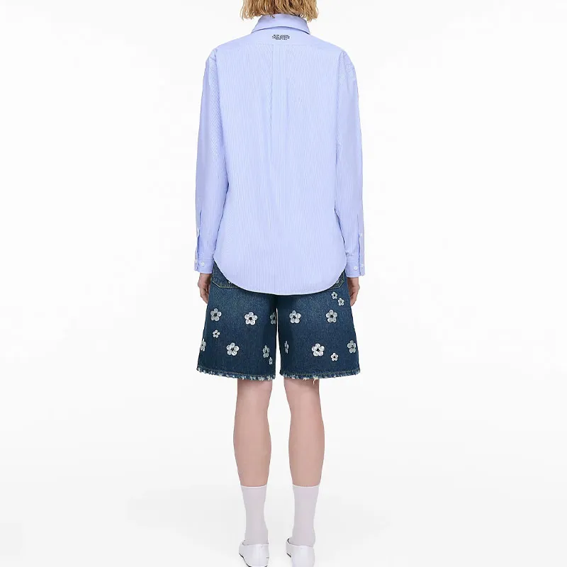 MARC JACOBS The Striped Long Sleeved Shirt-5
