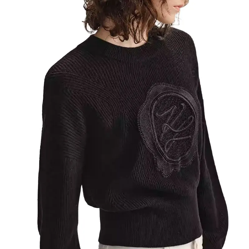KARL LAGERFELD FW23 Knitwear Women's Black-5