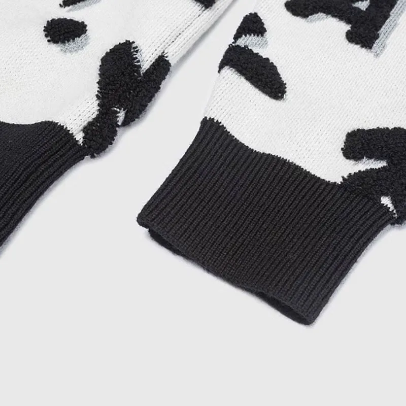 KARL LAGERFELD FW23 Sweater Women's Black White-8