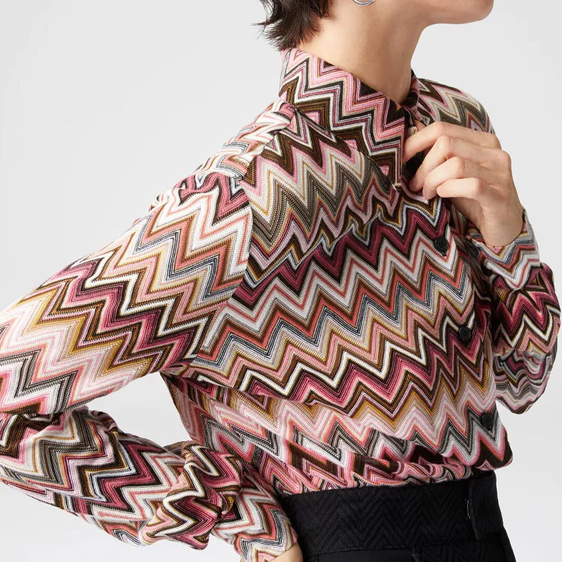 MISSONI Chevron Raschel Shirt-4