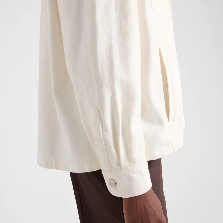 PRADA Hooded Denim Shirt-4