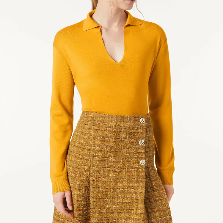 Loro Piana Polo Shirt Women's Yellow-4