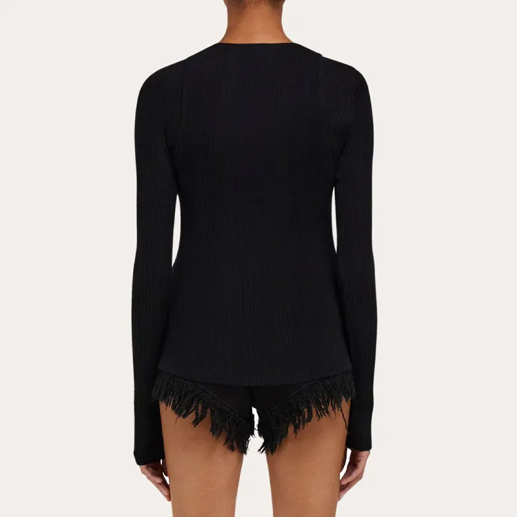 Ferragamo Rippled neckline Sweater-2
