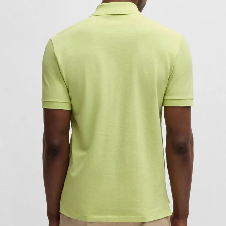 HUGO BOSS Logo embroidered Cotton Polo Shirt-2