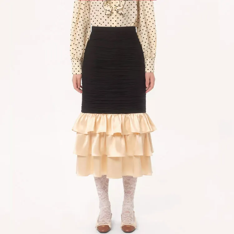 Valentino Georgette Midi Skirt-1